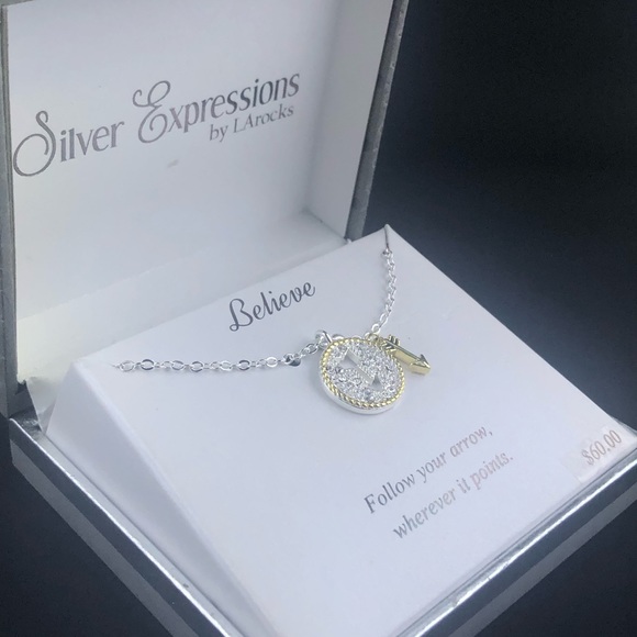 Silver Expressions by LArocks “Believe” Necklace - Picture 16 of 17